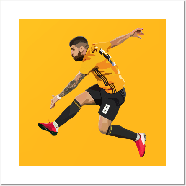 Ruben Neves Wall Art by Webbed Toe Design's